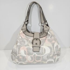 Coach Soho Optic Lynn Tri-Colour Shoulder Purse Bag. Like New Condition.